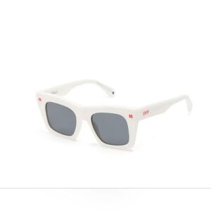 Off-White Selma Sunglasses White Acetate Made In Italy w/ Box $300